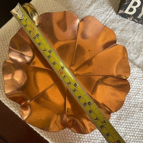 Coppercraft guild vintage copper tray 6" - Picture 4 of 9